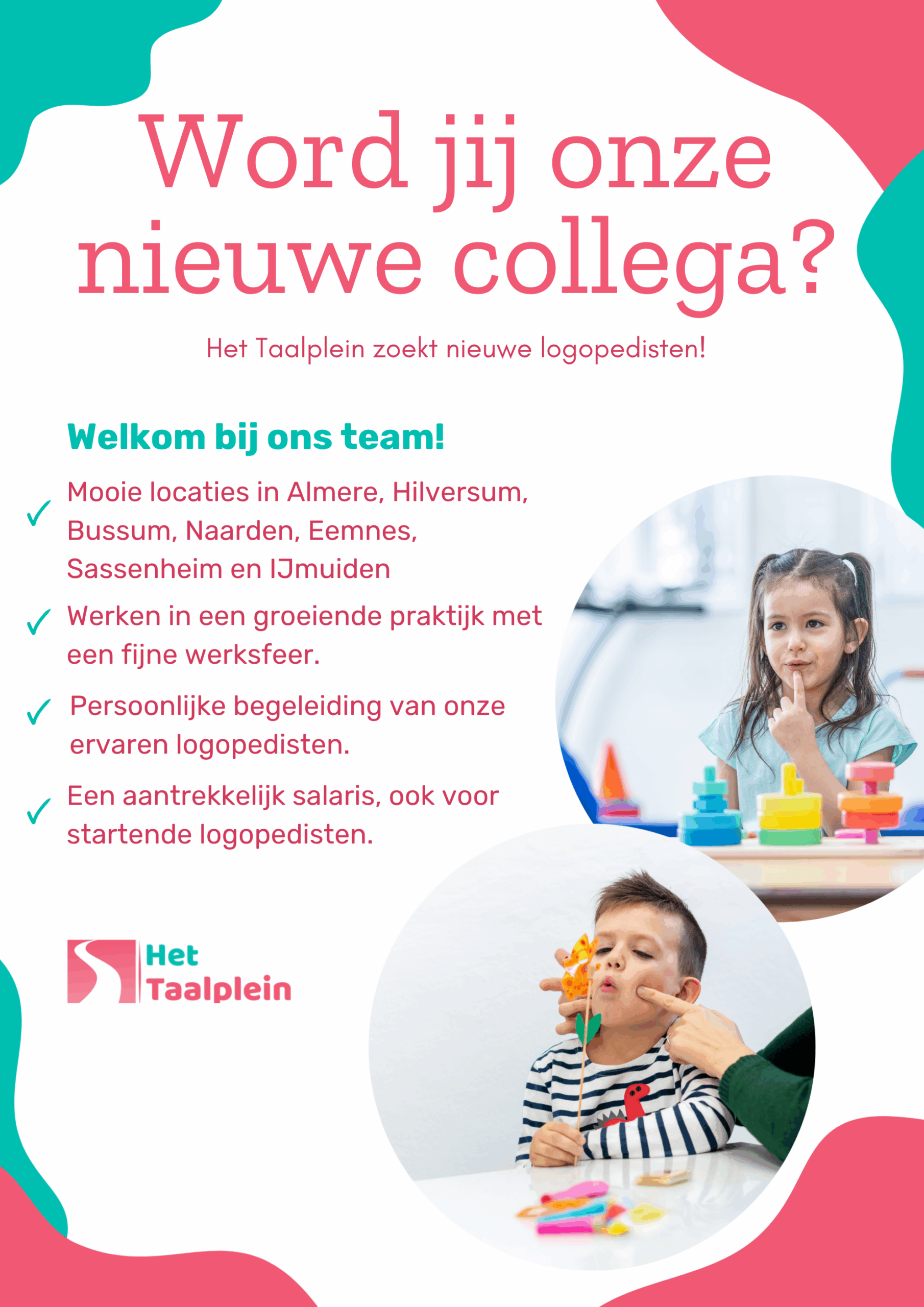 Het Taalplein zoekt nieuwe collega's